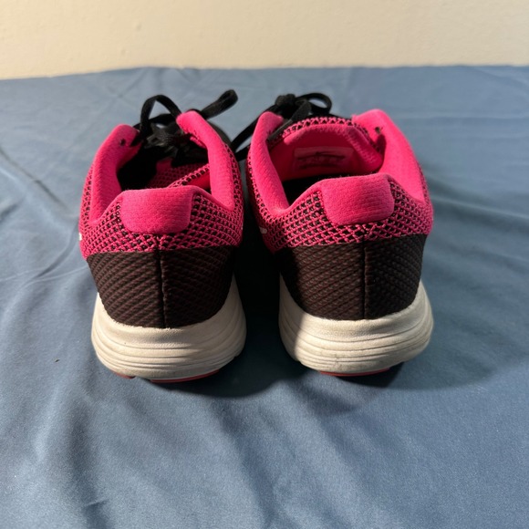 Nike Revolution 3 Women's Running Shoes Black Pink Size 10 - Picture 4 of 8